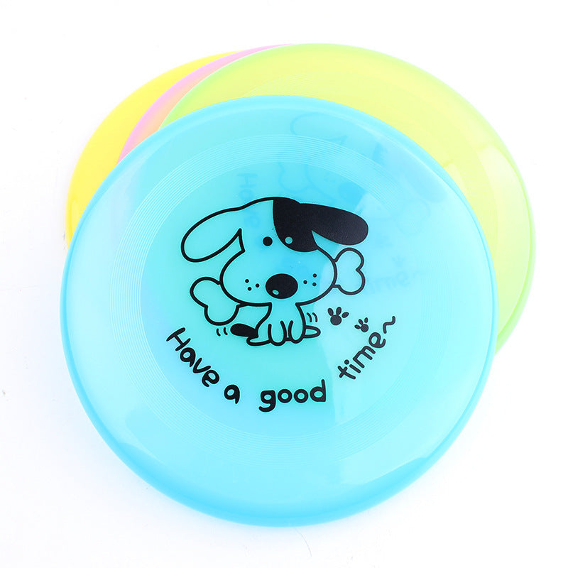 Silicone flying saucer, fun for dogs.