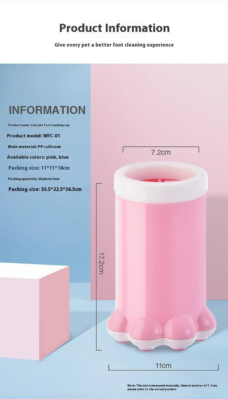 Large silicone pet paw washer.