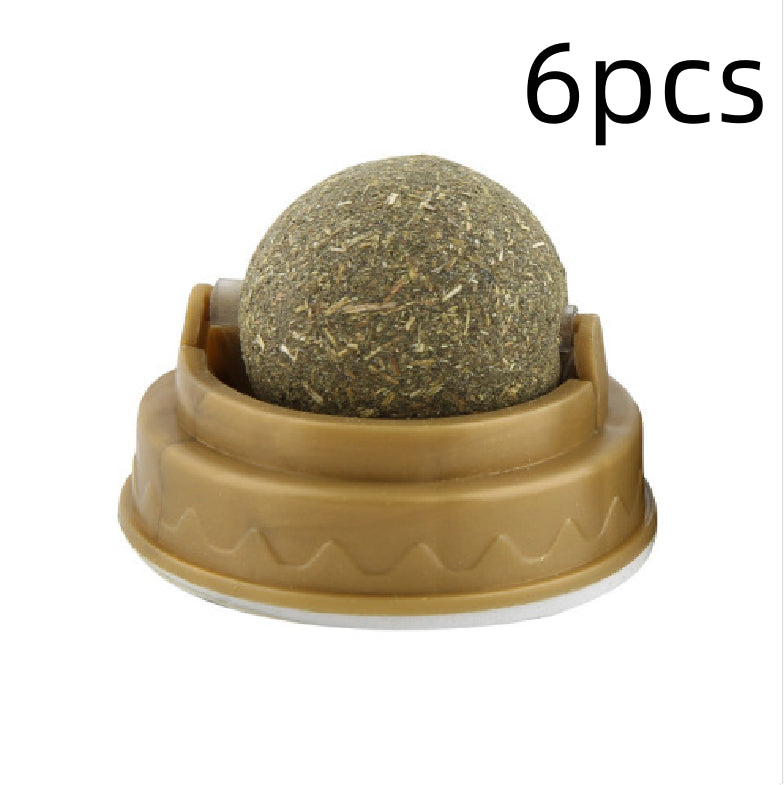 Catnip balls, treats for cats.