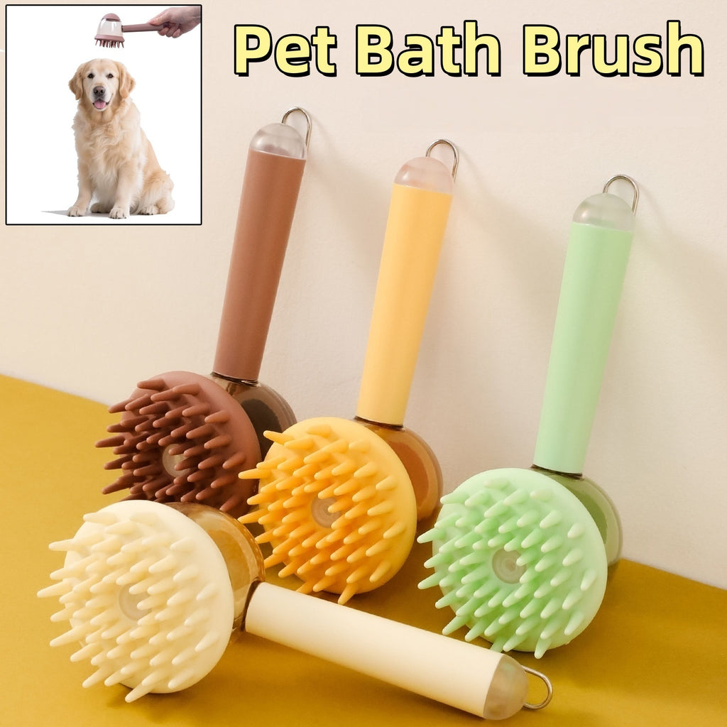 3 In 1 Pets Bath Brush For Dogs And Cats.