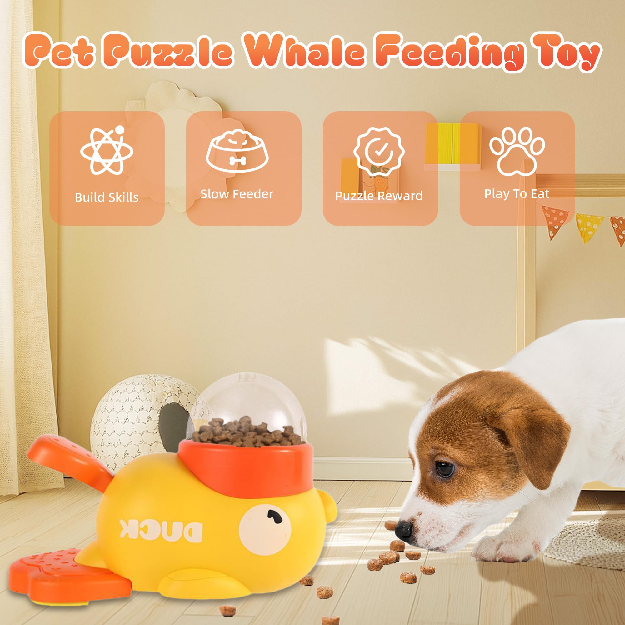 Duck Treat Interactive Dog and cats Toys For Mental Stimulation.