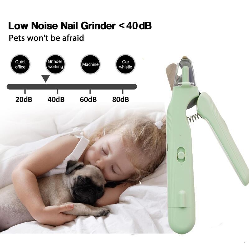 Pet nail clipper with LED light.