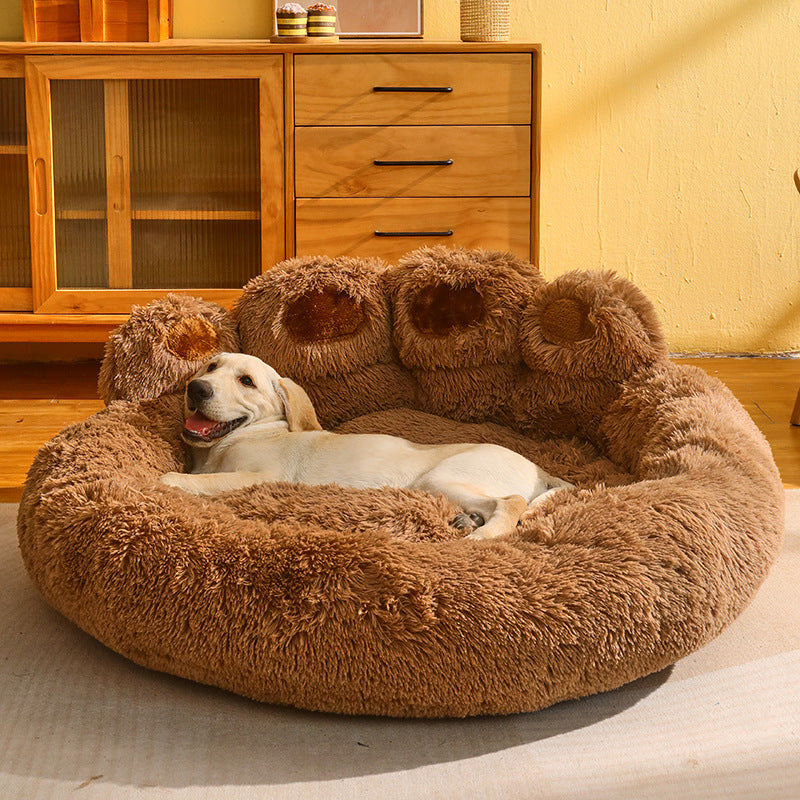 Bed for medium and large dogs, sofa-shaped.